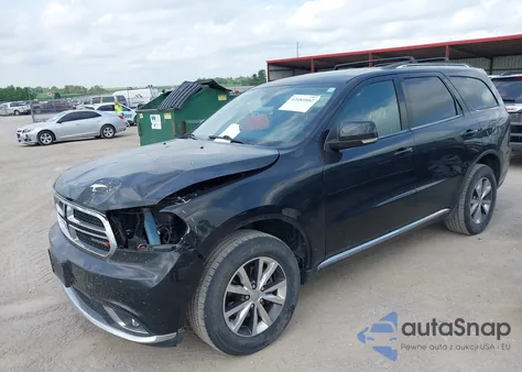 2016 Dodge Durango Limited из США, поврежденный, VIN 1C4RDJDG1GC484410